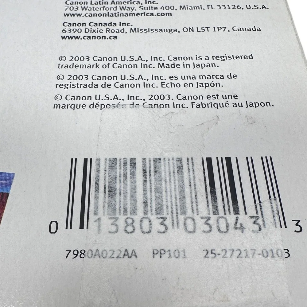 Canon photo paper